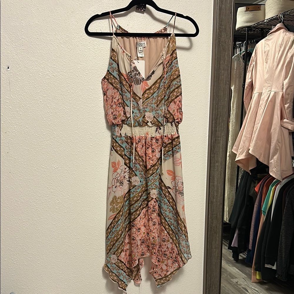 1•ENFOCUS‎ STUDIO Floral Boho Dress - size 10